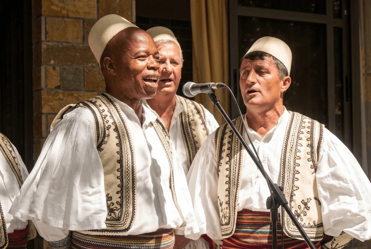 Eric Adams bëhet hedhës në Grupin Polifonik të Bënçës
