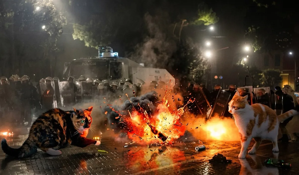 Triumf! Protesta e opozitës ndalon sherrin e dy maçokëve