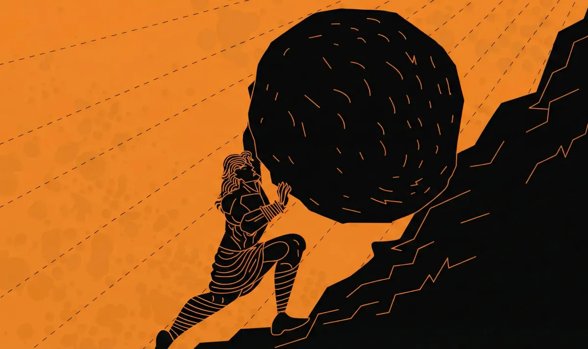 Kasieri tenton të fusë në bisedë me klientët faktin që ka lexuar Mitin e Sizifit